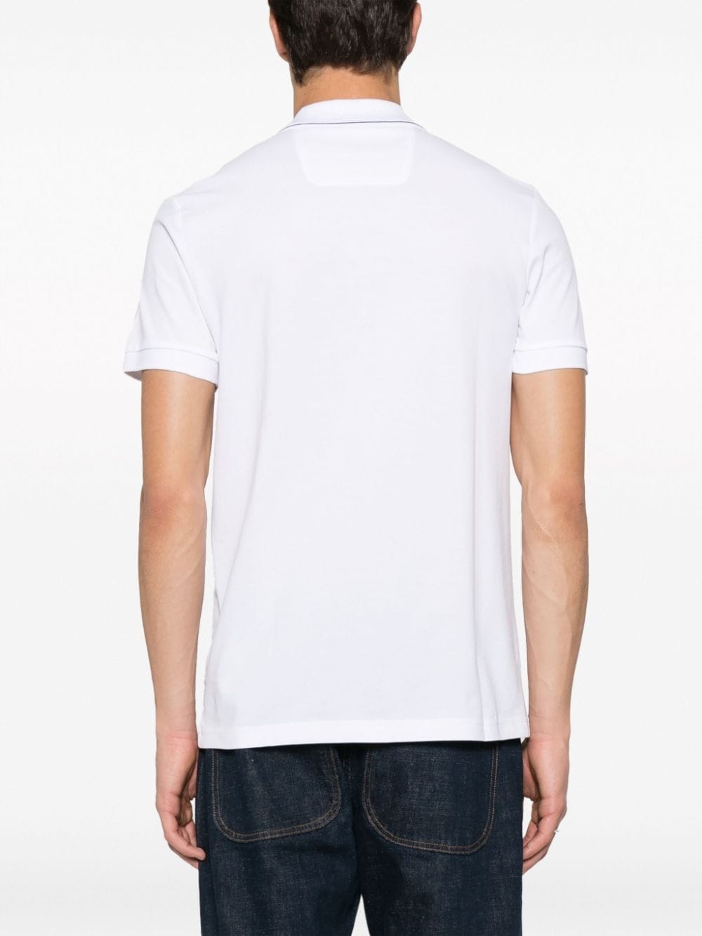 logo-embroidered polo shirt - 4
