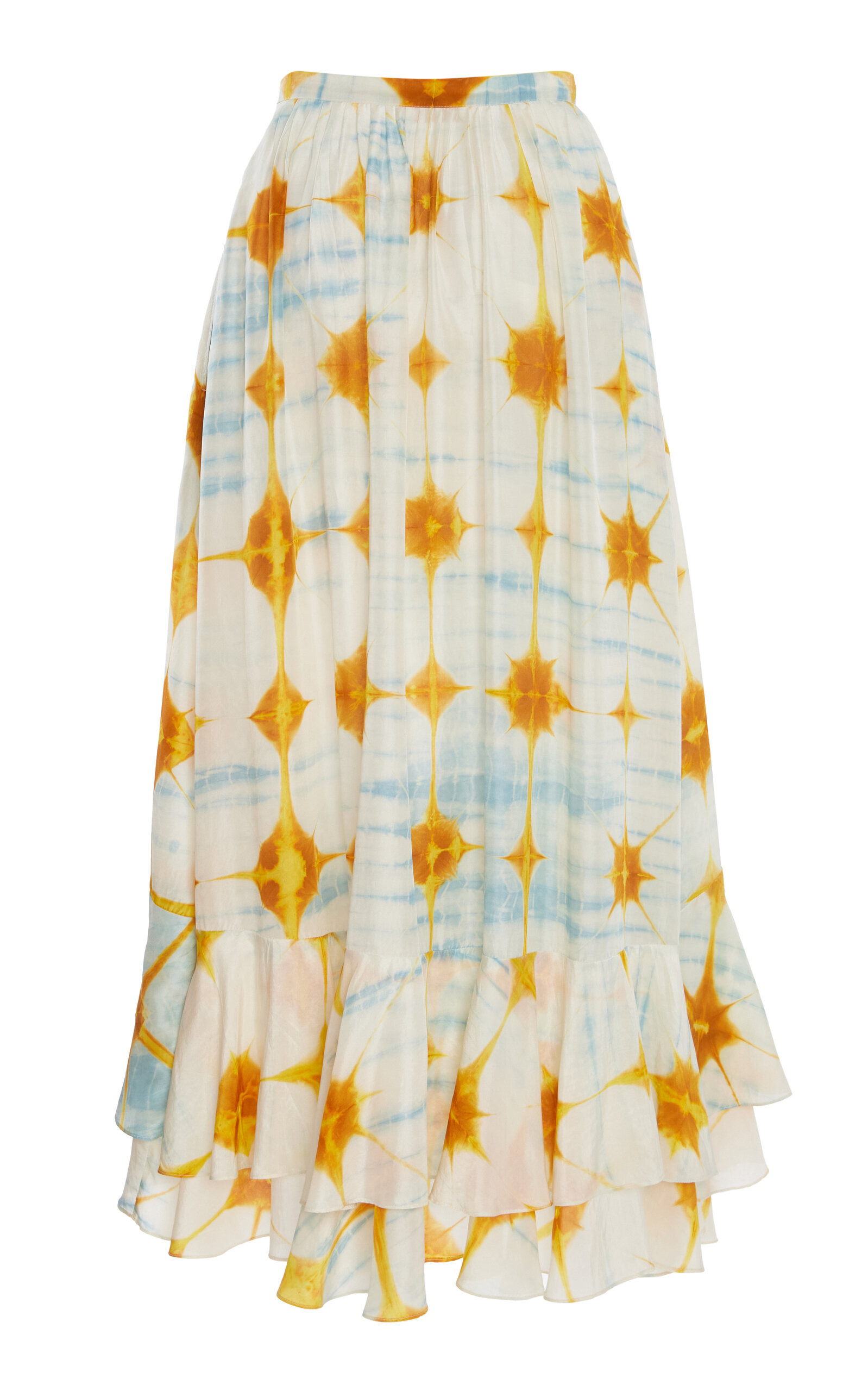 Mae Silk Maxi Skirt multi - 3