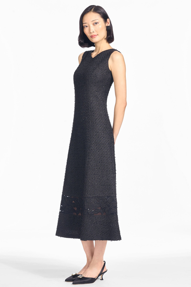 MICHAELA DRESS - CARBON ROSES 4