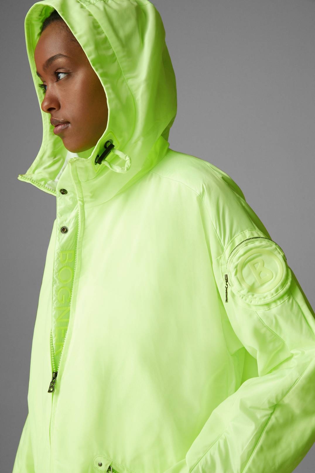 CYNDI FUNCTIONAL PARKA IN LIME - 6