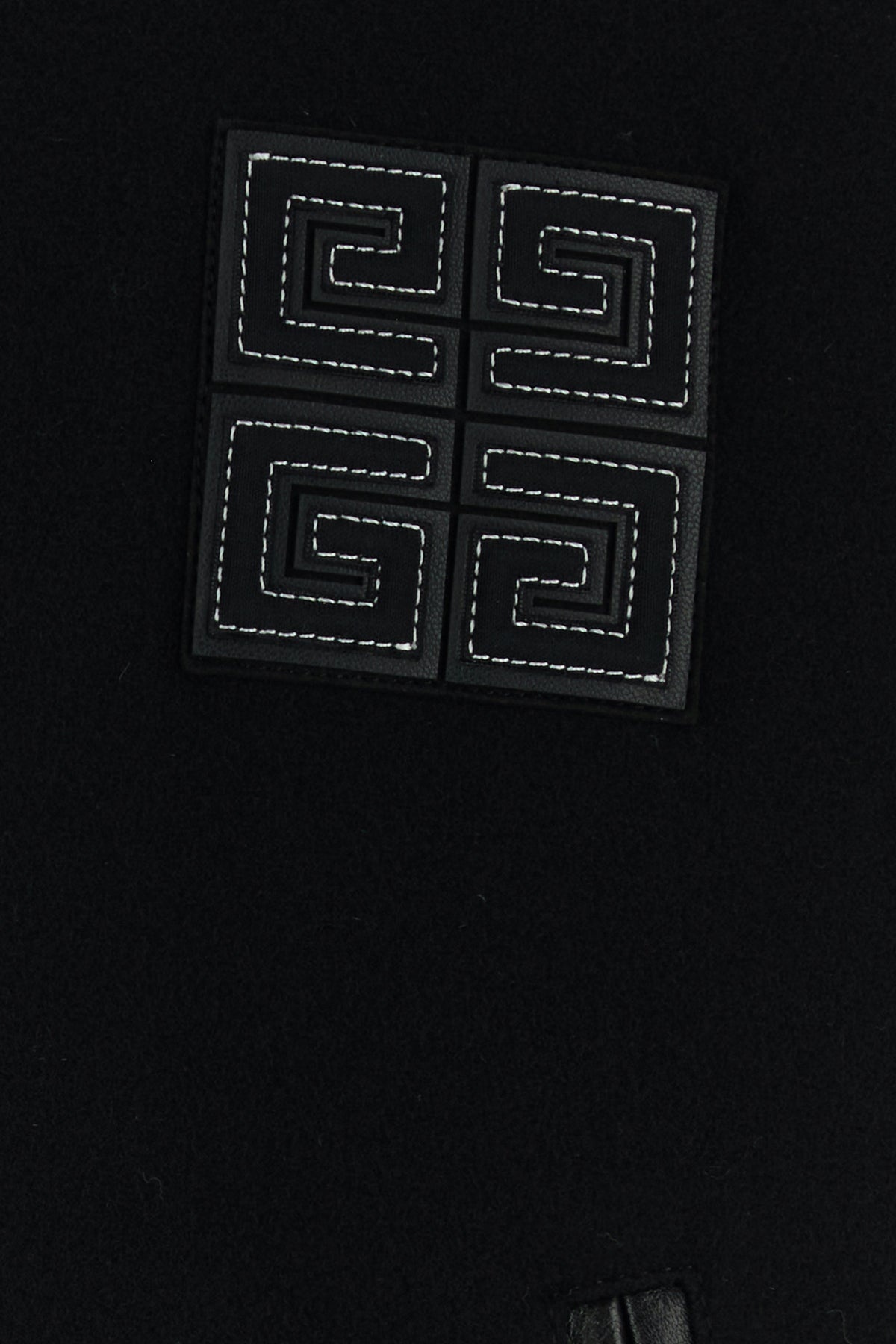 Black wool blend jacket - 3