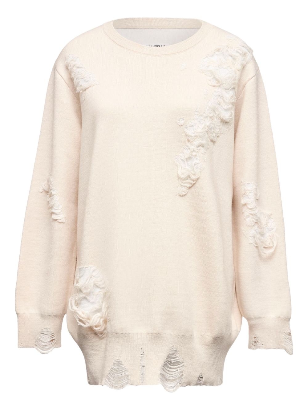 distressed sweatshirt - 2