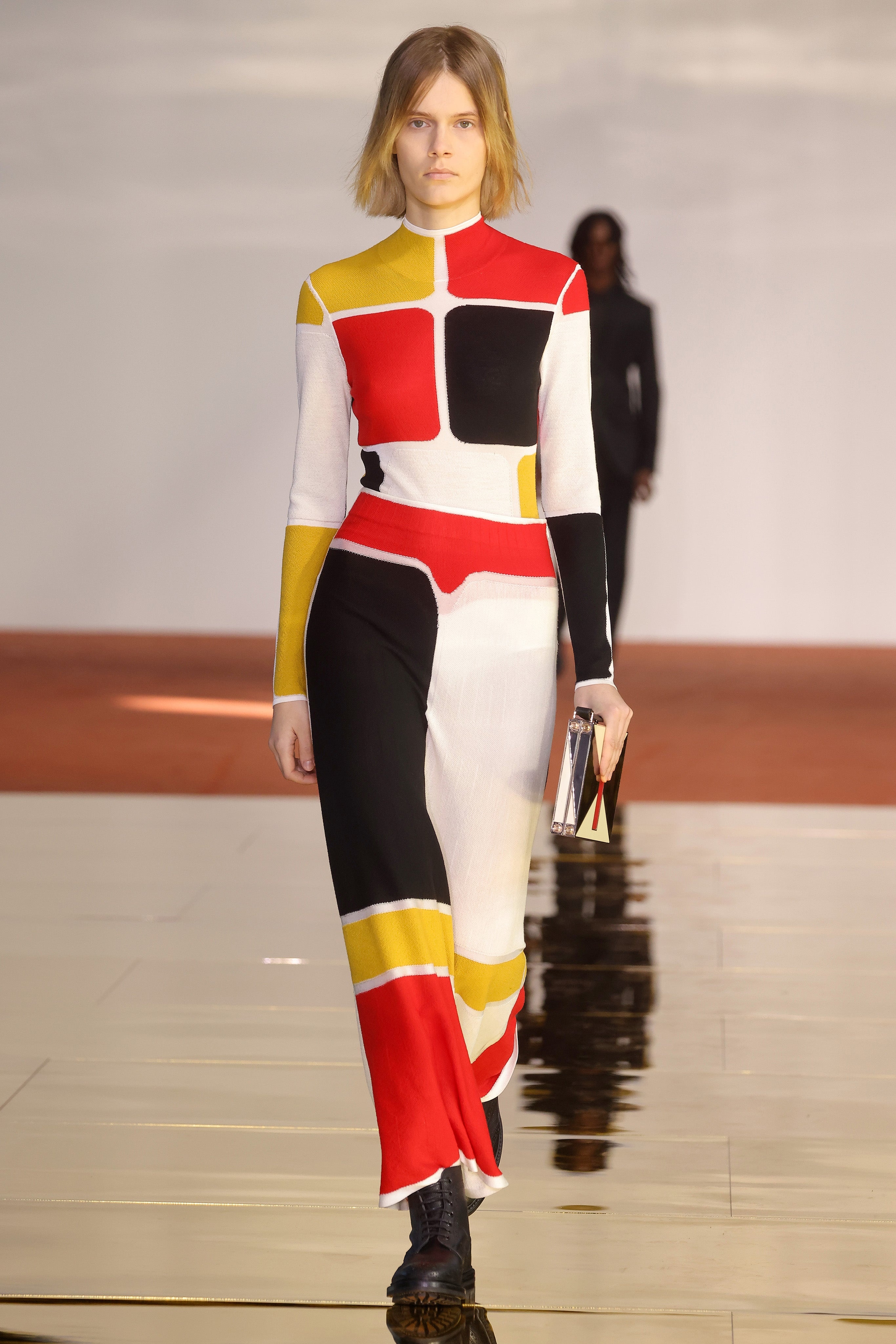 Aldor Knit Dress in Multi Cashmere Wool - 2
