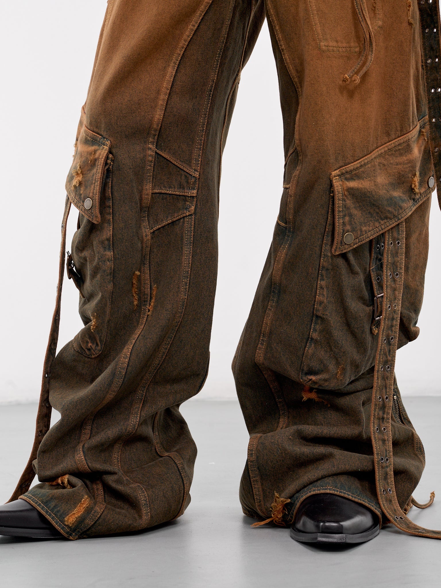 Cargo Elevated Denim Pants - 5