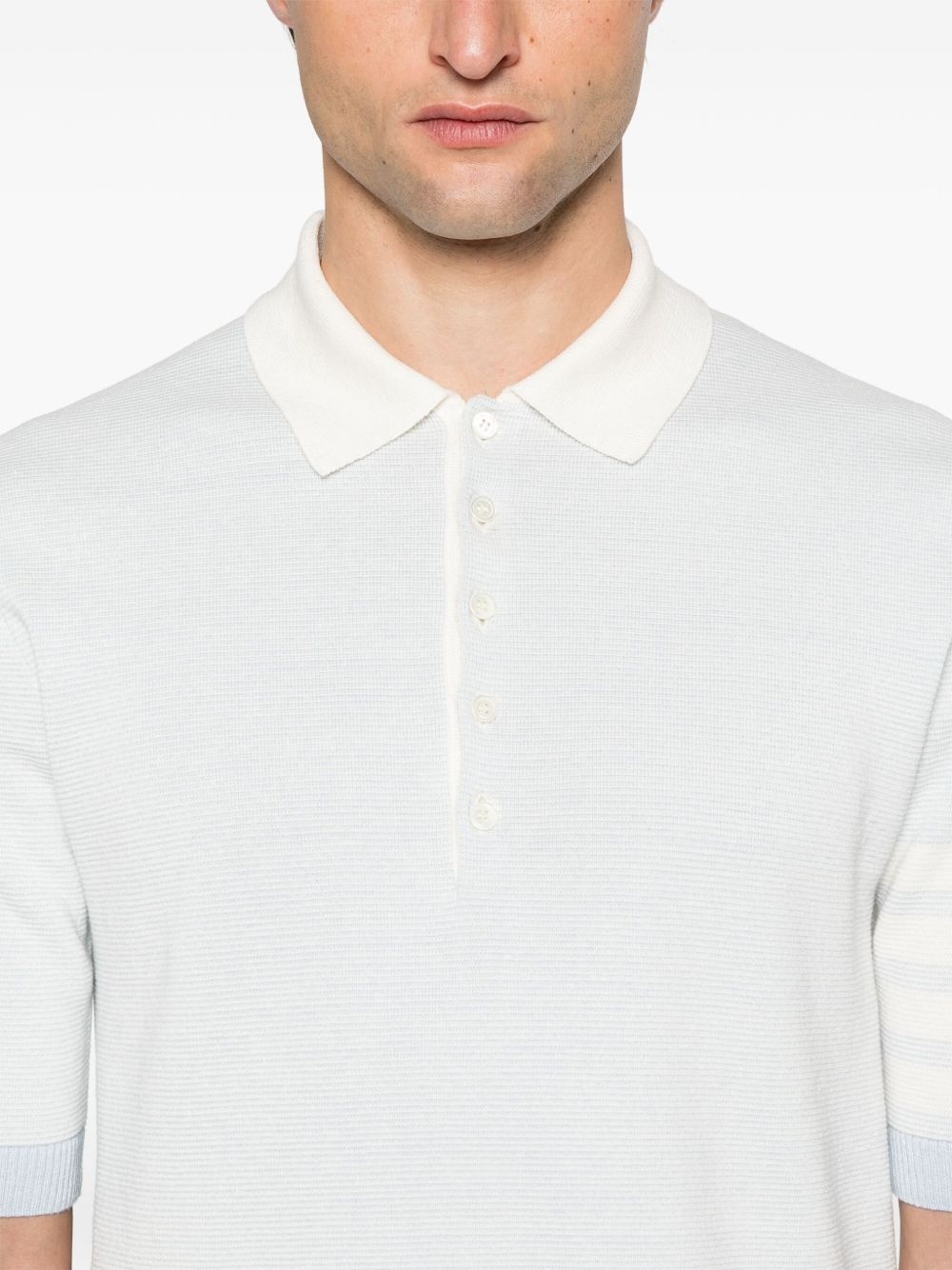 striped polo shirt - 4