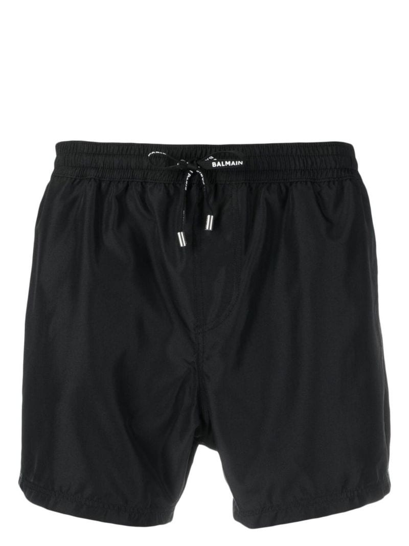 logo-stripe track shorts - 1