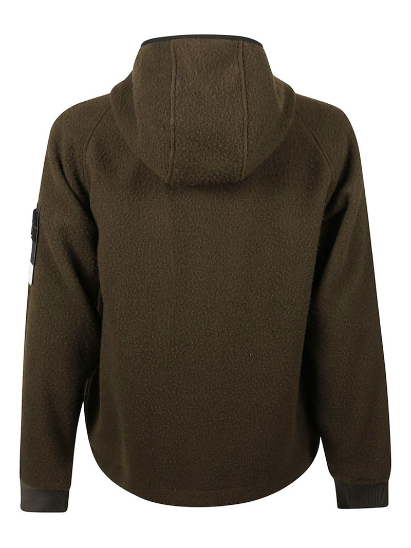 Stone Island hooded zip-up jacket outlook