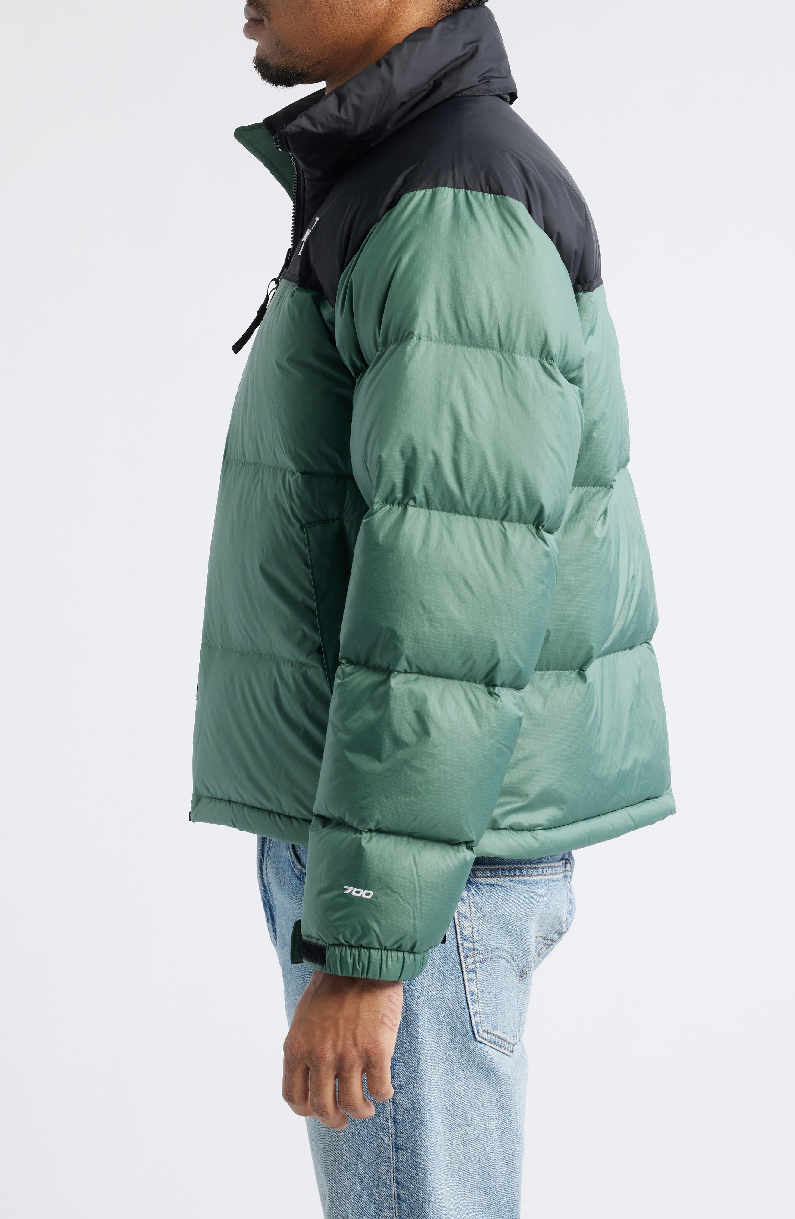 The North Face 1996 Retro Nuptse 700 Fill Power Down Packable Jacket in Duck Green/Tnf Black at Nord - 3