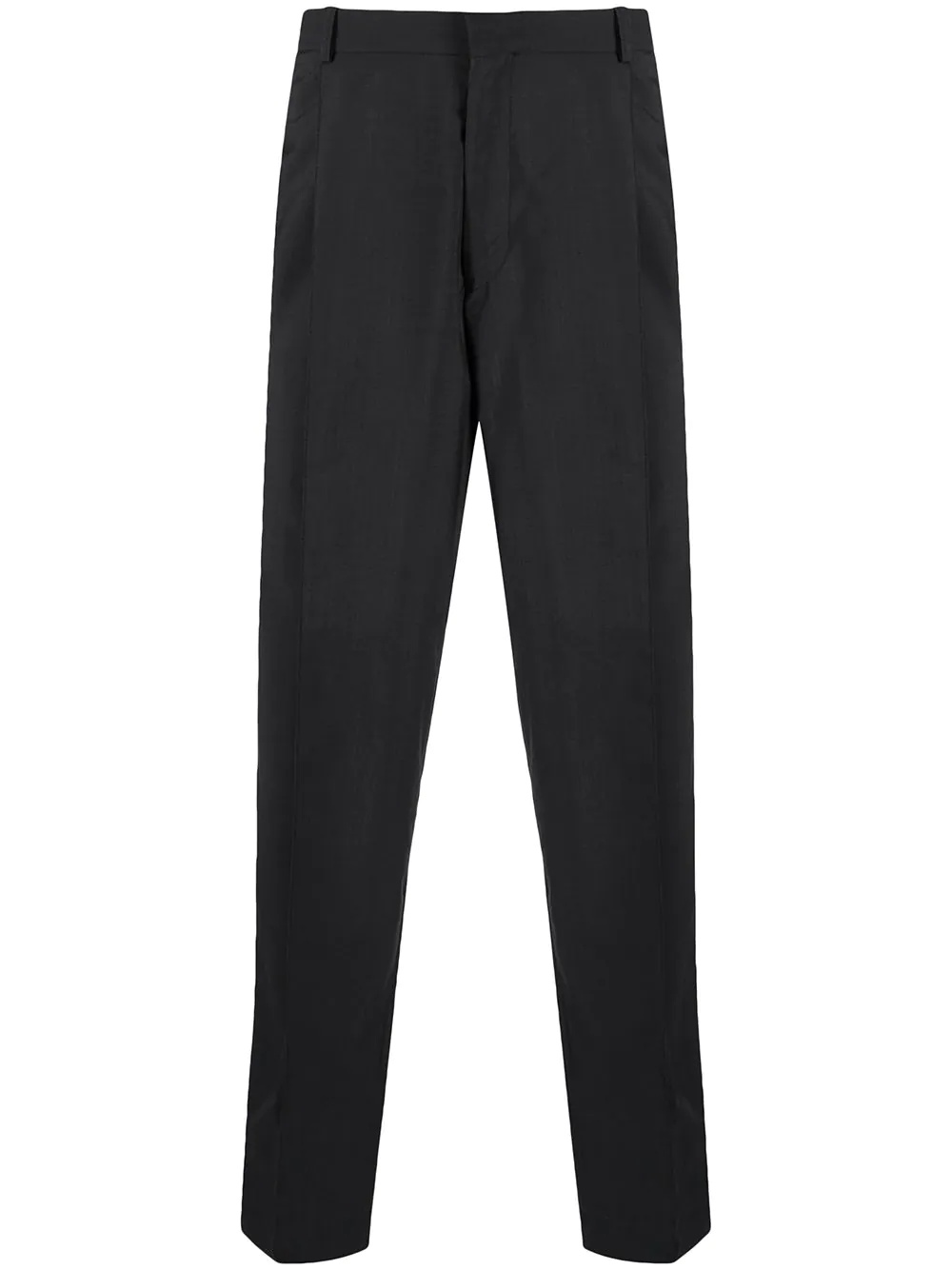 Brittanica wide-leg wool trousers - 1