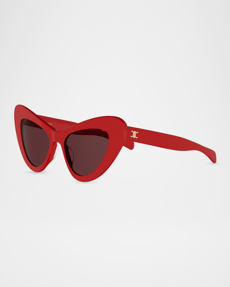 CELINE Triomphe Mini HD 52mm Cat-Eye Sunglasses outlook