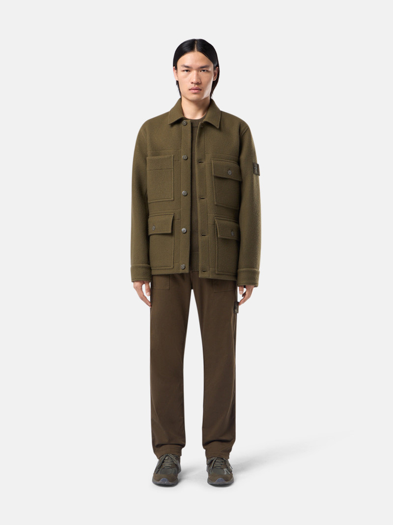 455F5 HEAVY MELTON_STONE ISLAND GHOST 4