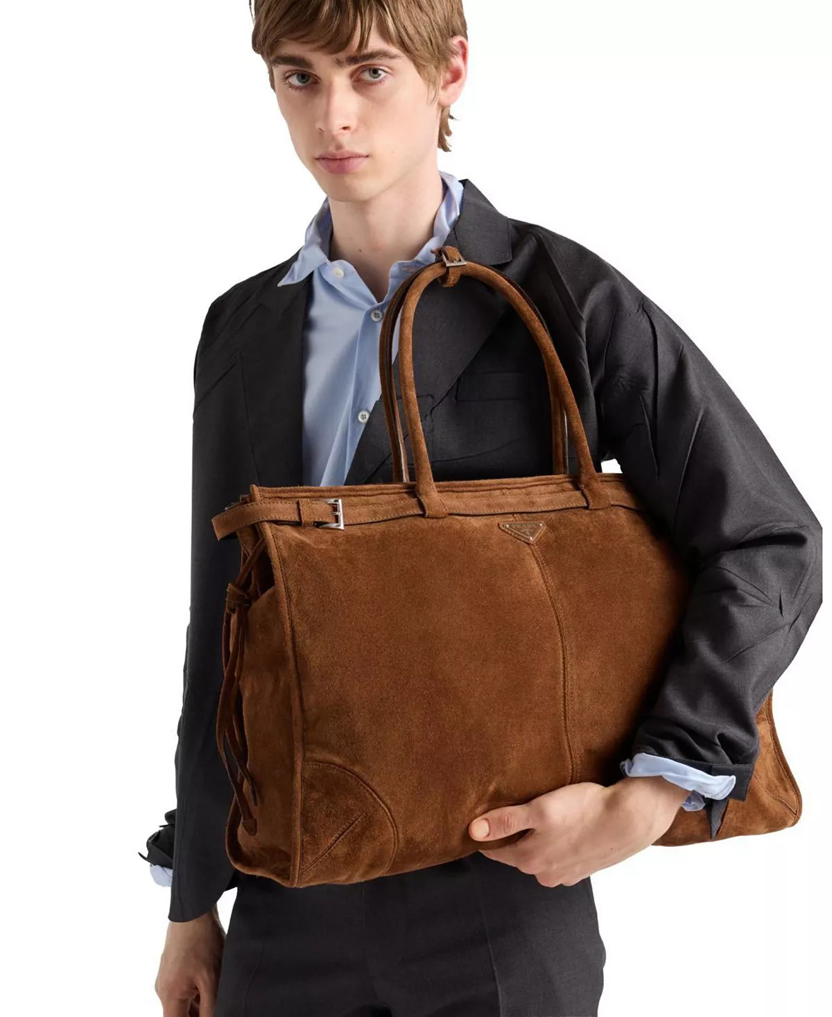 Suede Tote Bag - 4