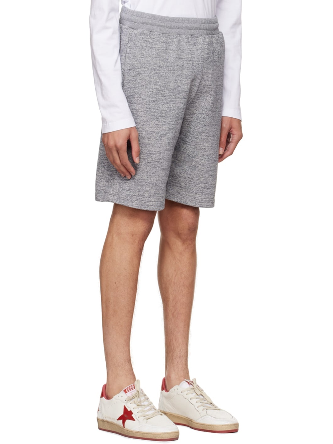 Gray Graphic Shorts - 2