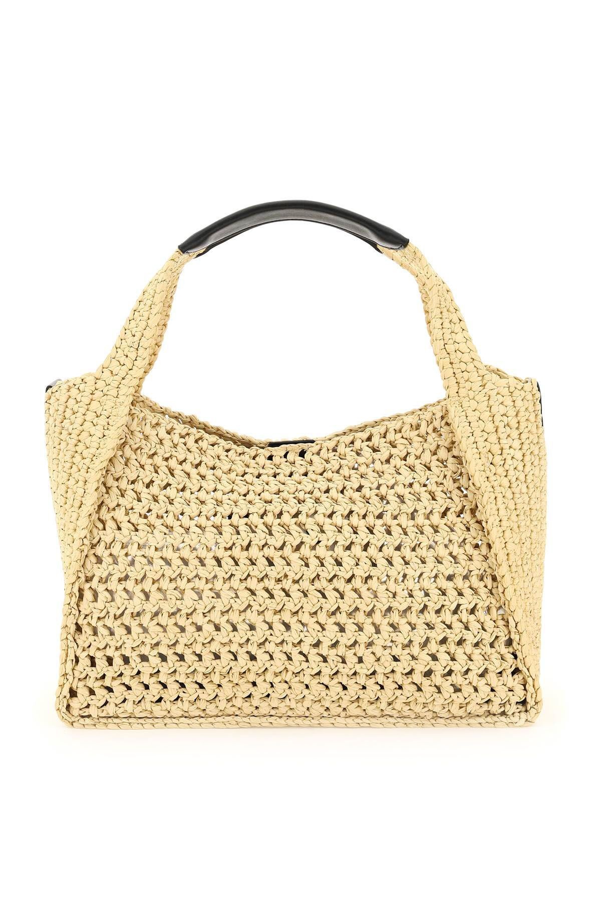 RAFFIA BAG WITH STELLA LOGO - 3