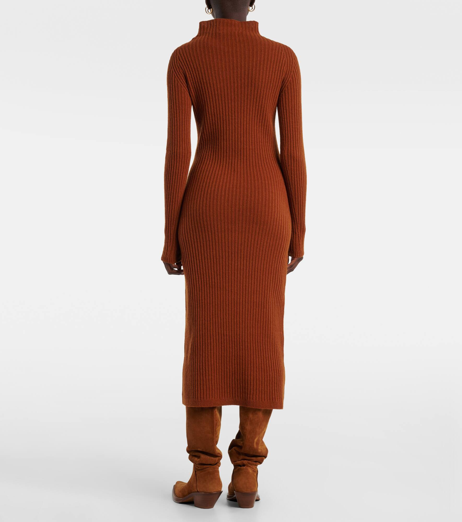 Zelanda wool-blend midi dress - 3