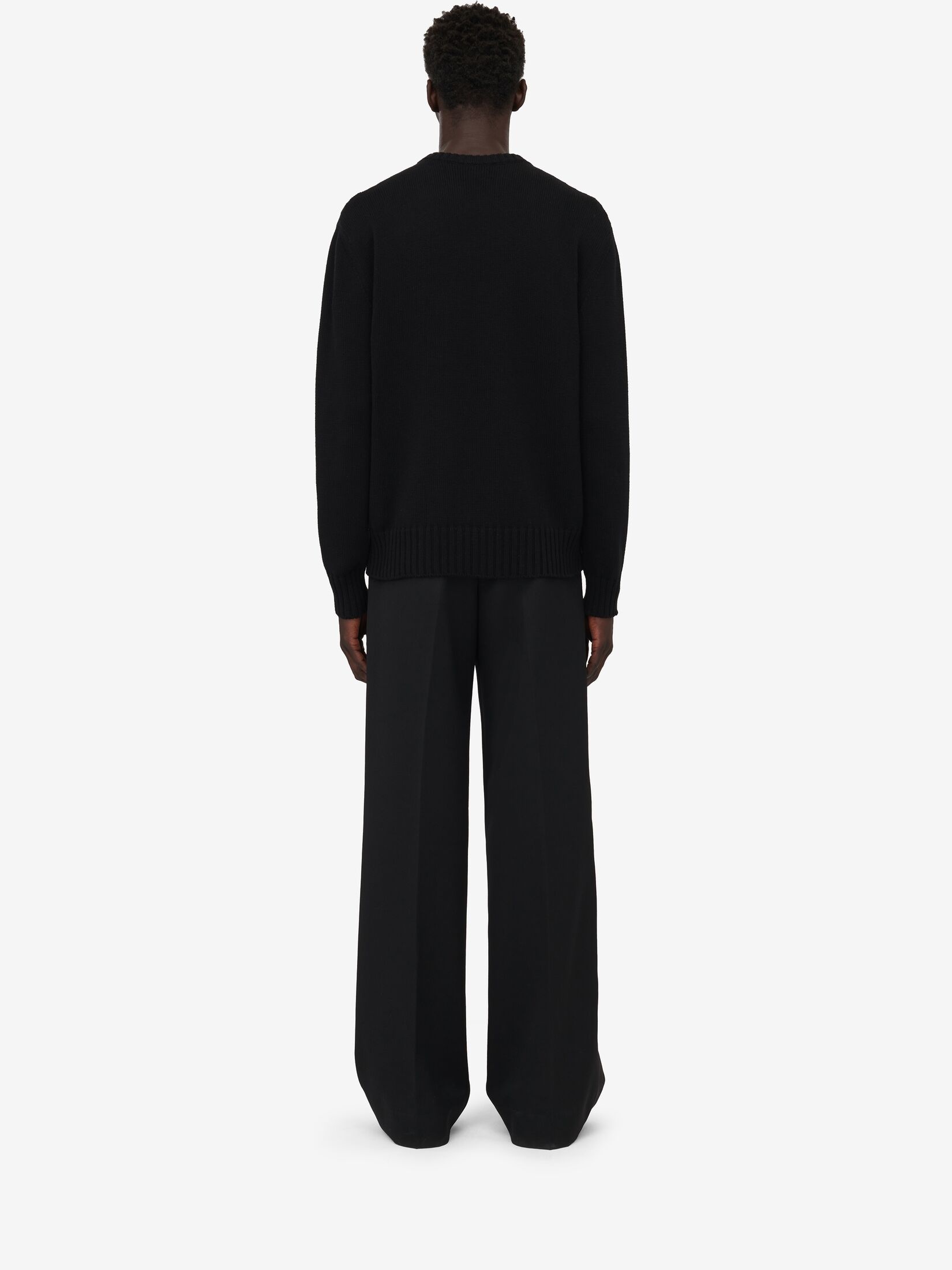 Men's Seal Logo Jumper in Black/ivory - 4