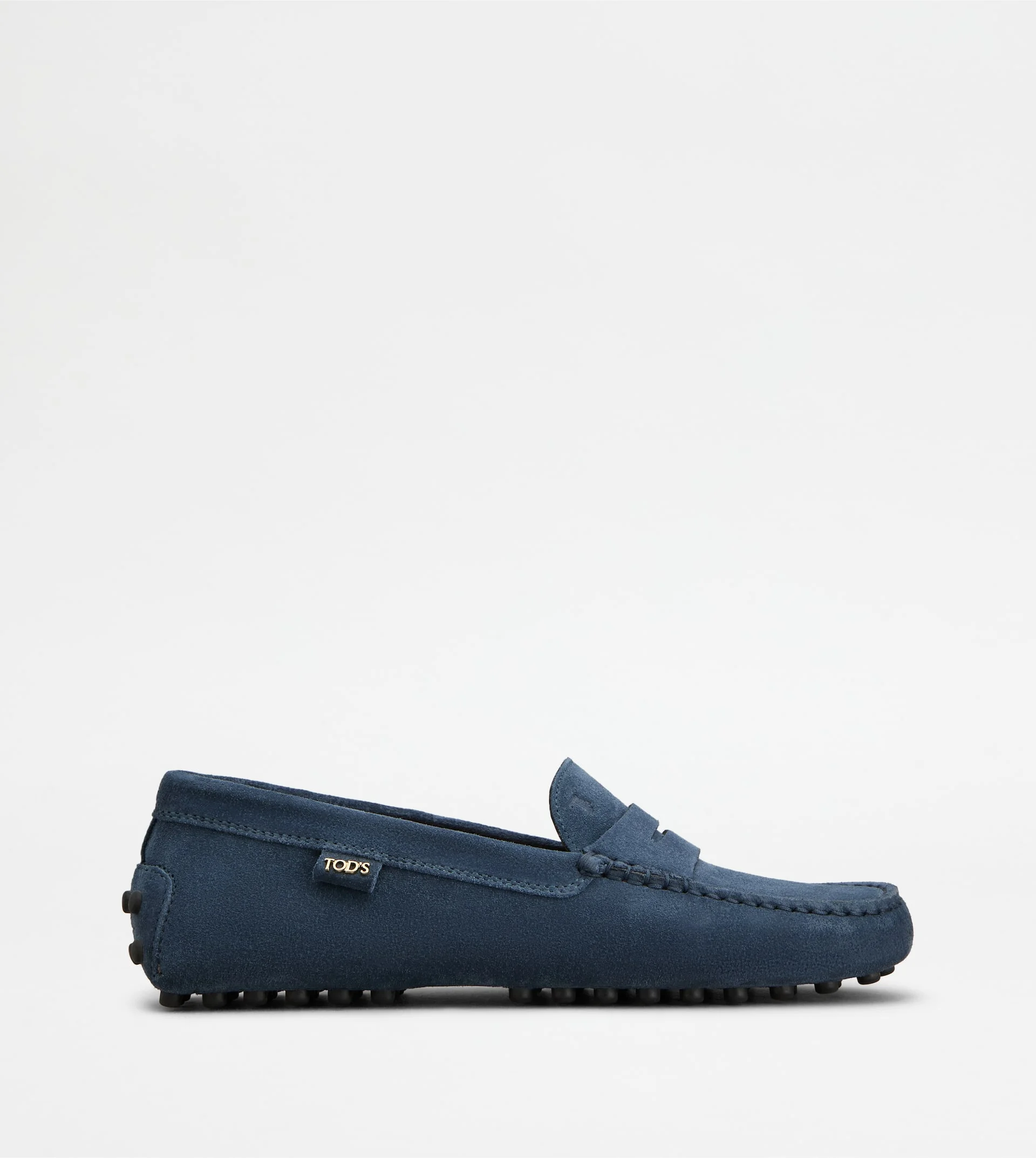 GOMMINO LOAFERS IN SUEDE - BLUE - 1