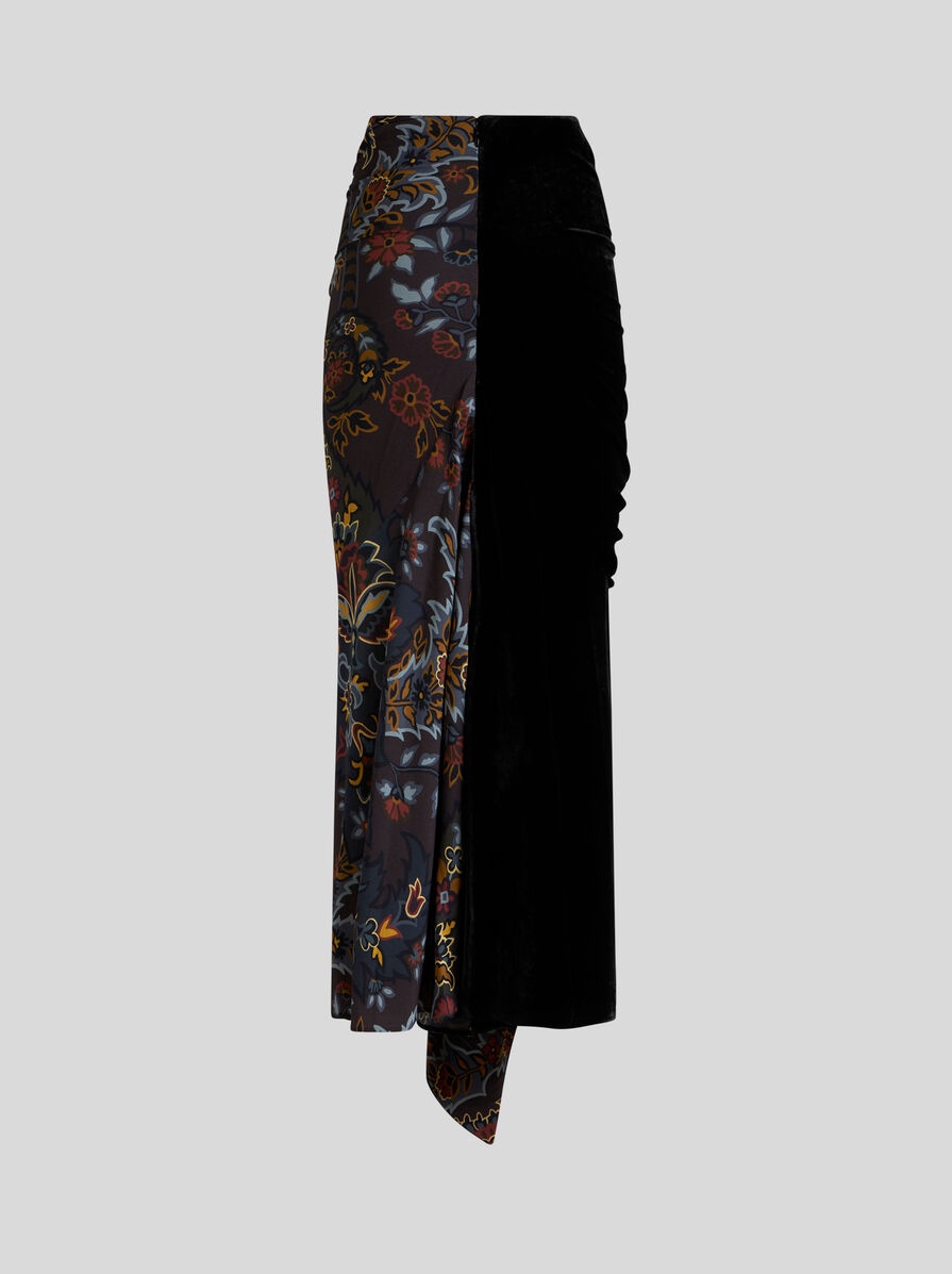 MIDI SKIRT WITH PAISLEY PRINT - 6