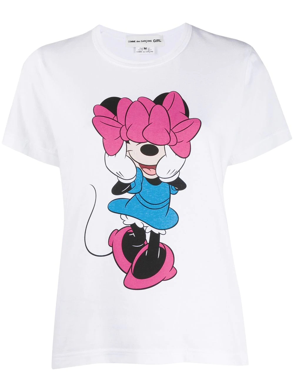 Minnie Mouse-print cotton T-shirt - 1