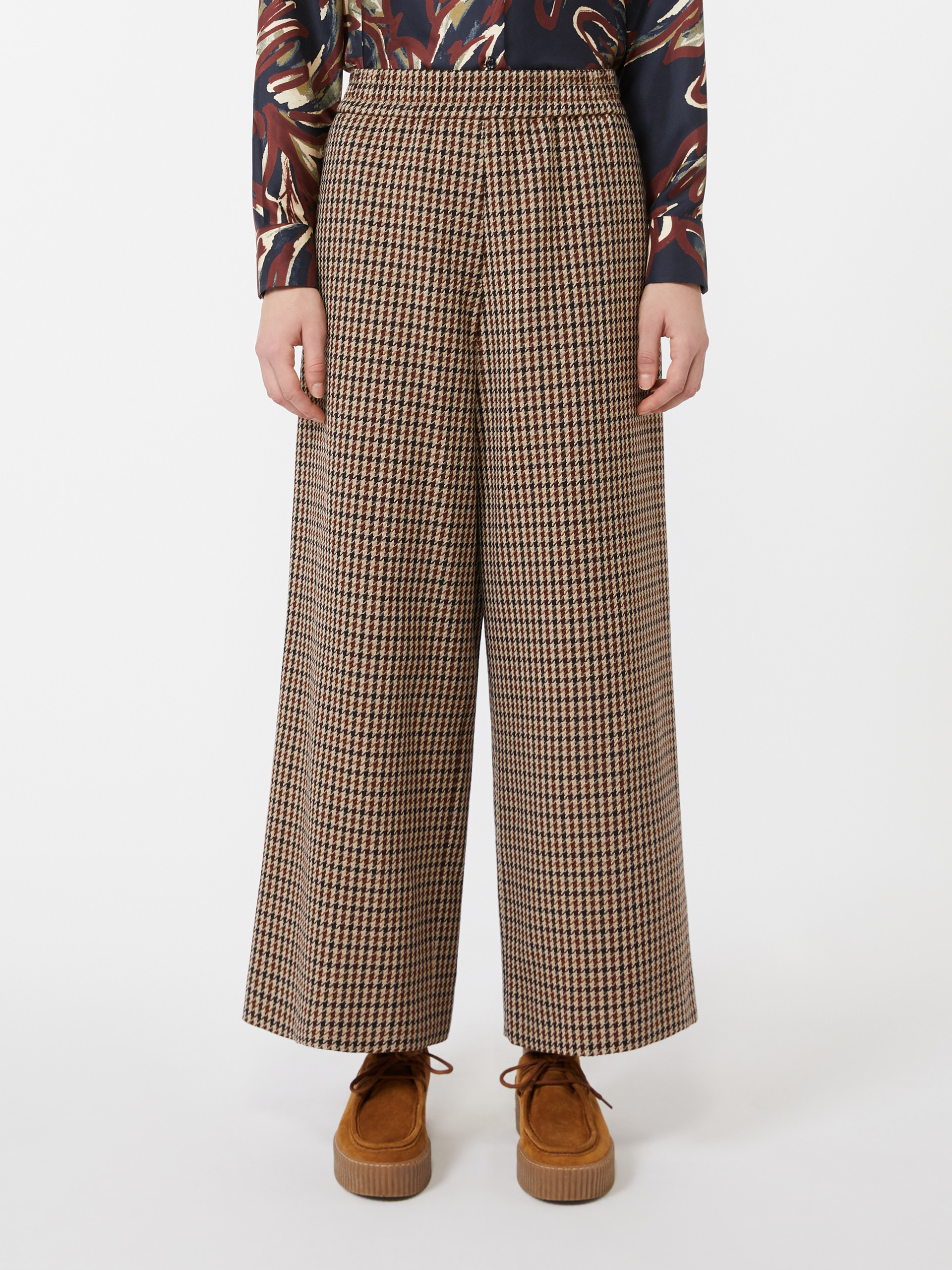 EBE Basketweave wool and cotton trousers - 3