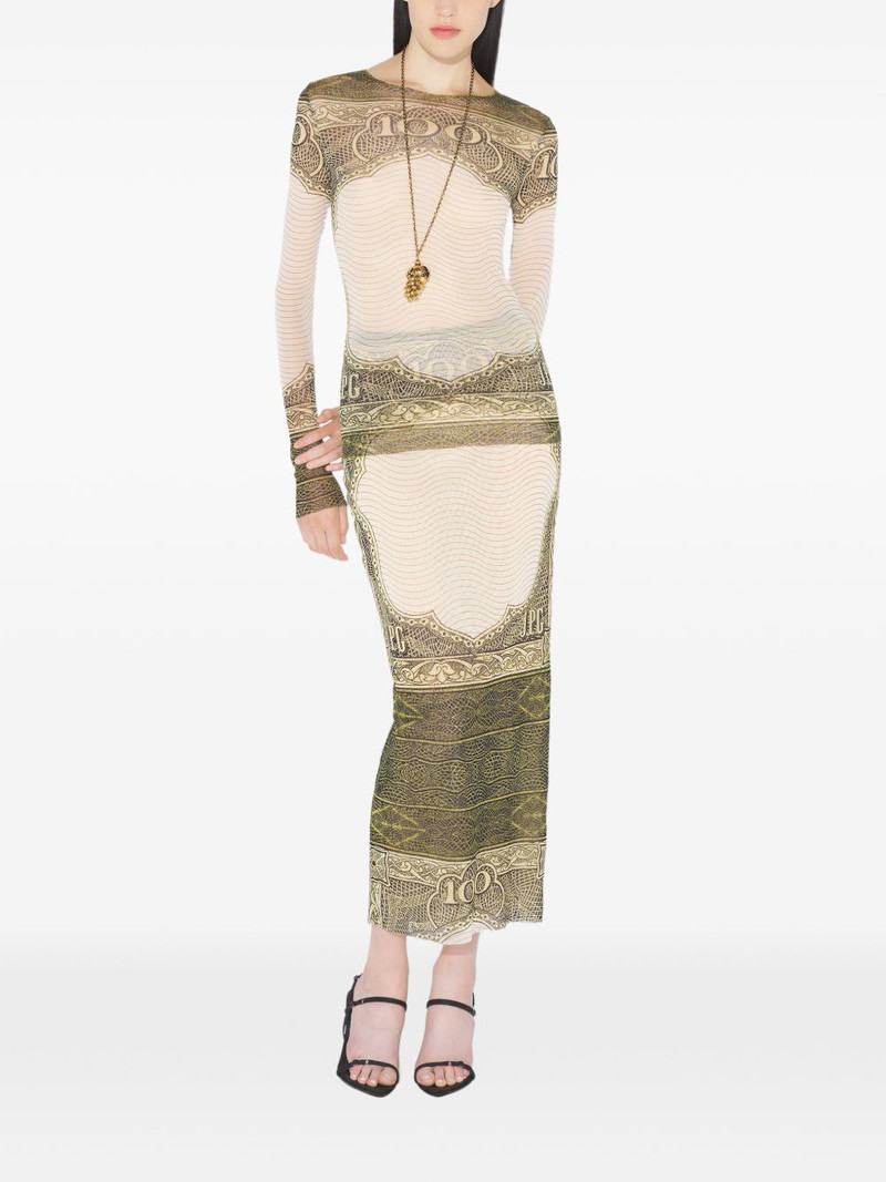 Jean Paul Gaultier long-sleeve printed top outlook