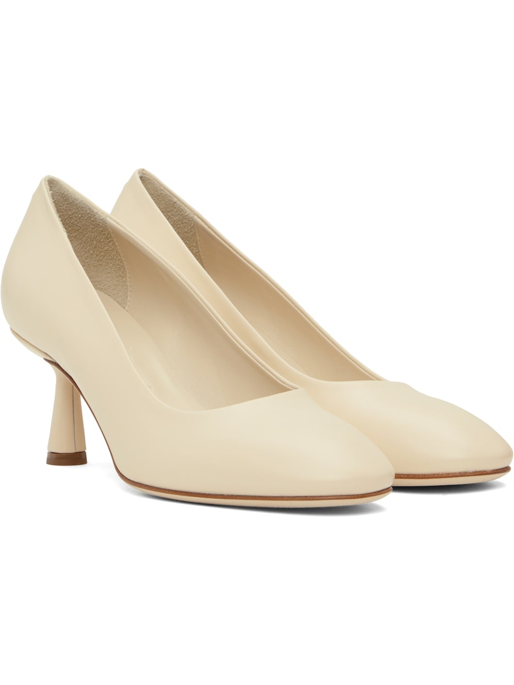 Off-White Giotta Nappa Leather Heels - 4