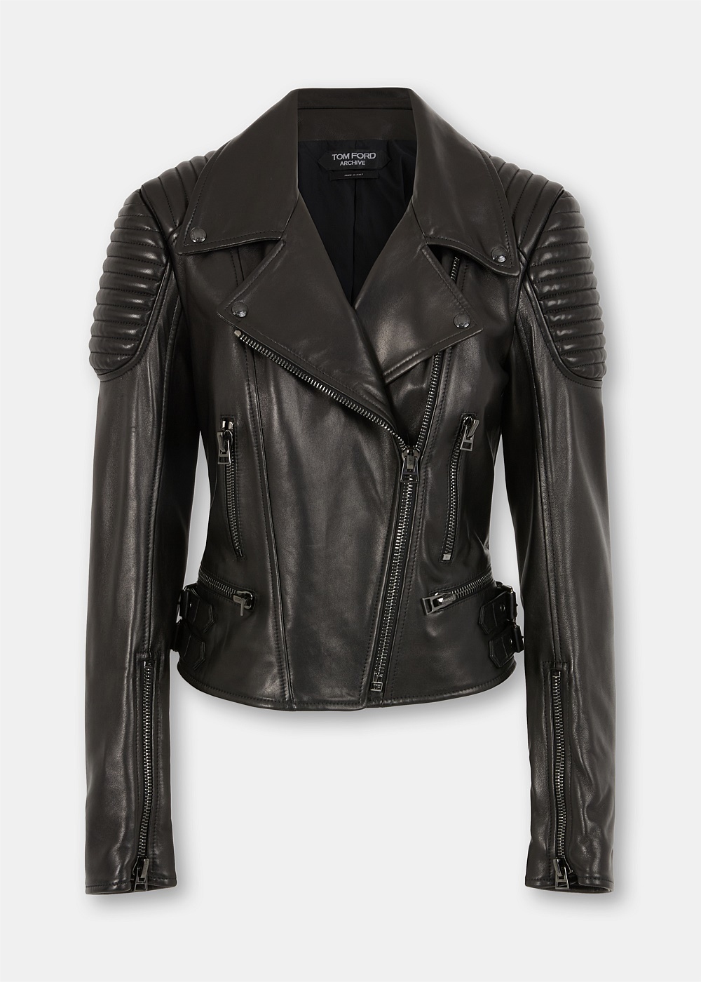 Black Biker Jacket - 1