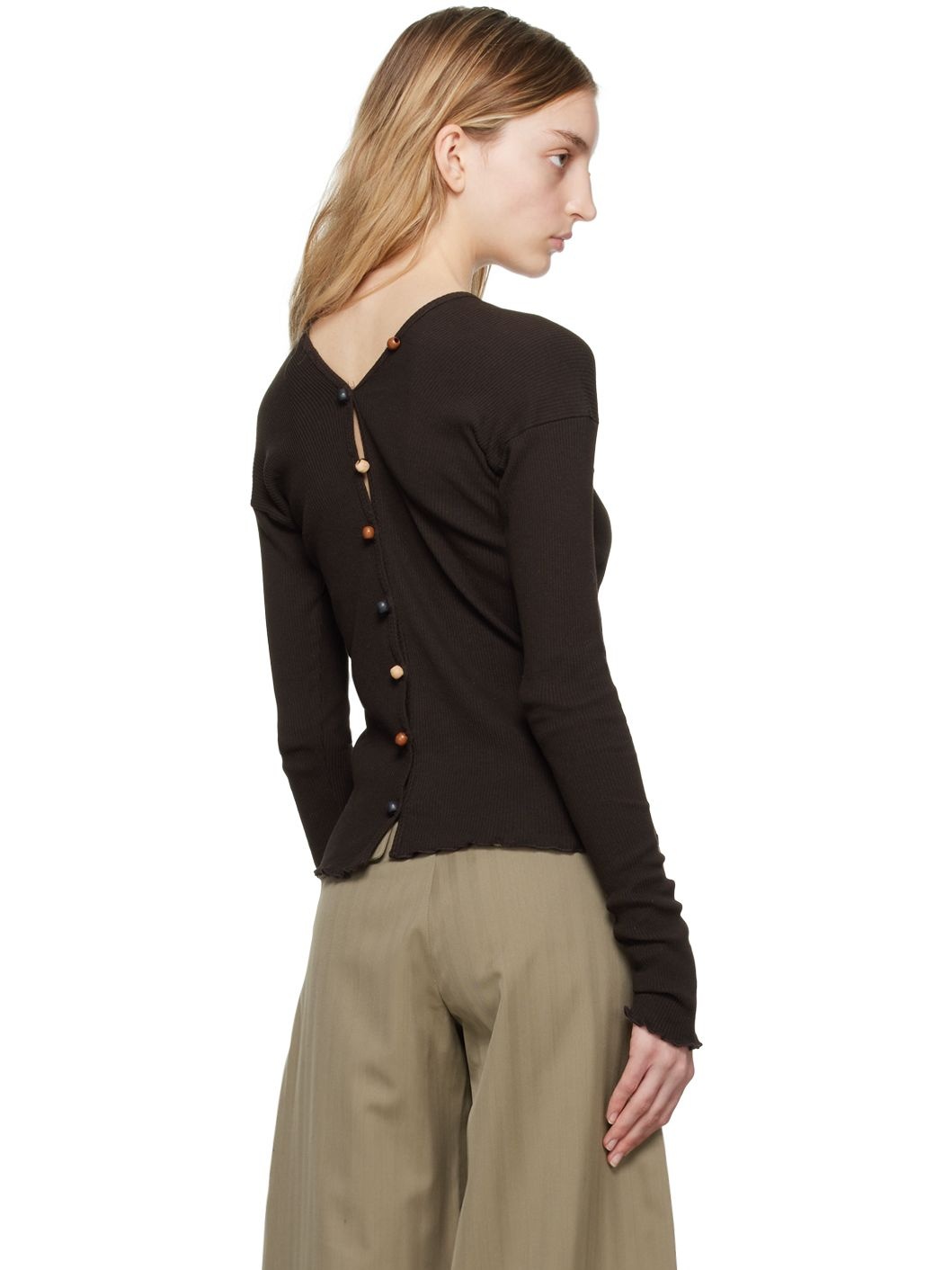 Brown Tav Cardigan - 3
