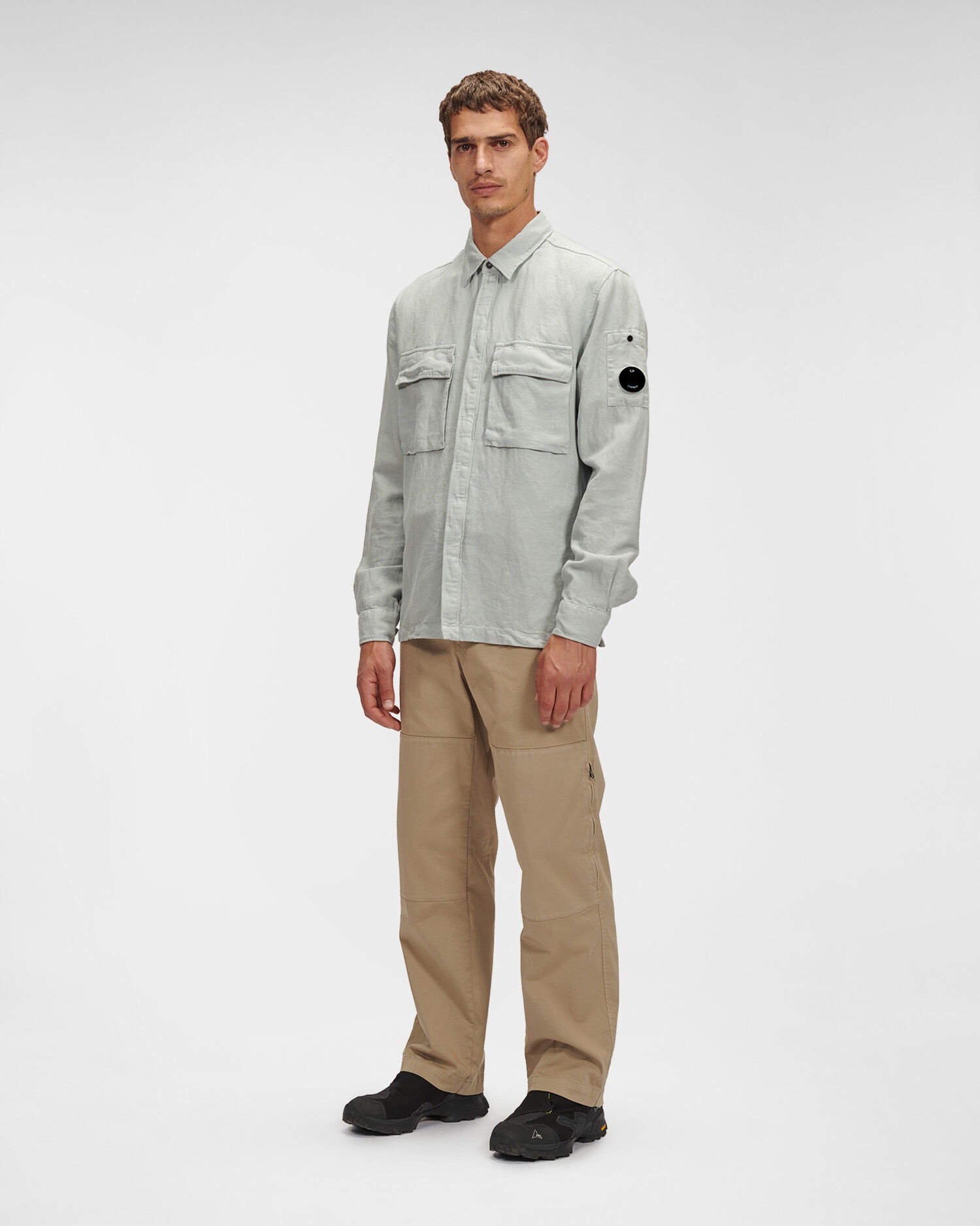 Broken Lino Cotone Pockets Shirt - 3