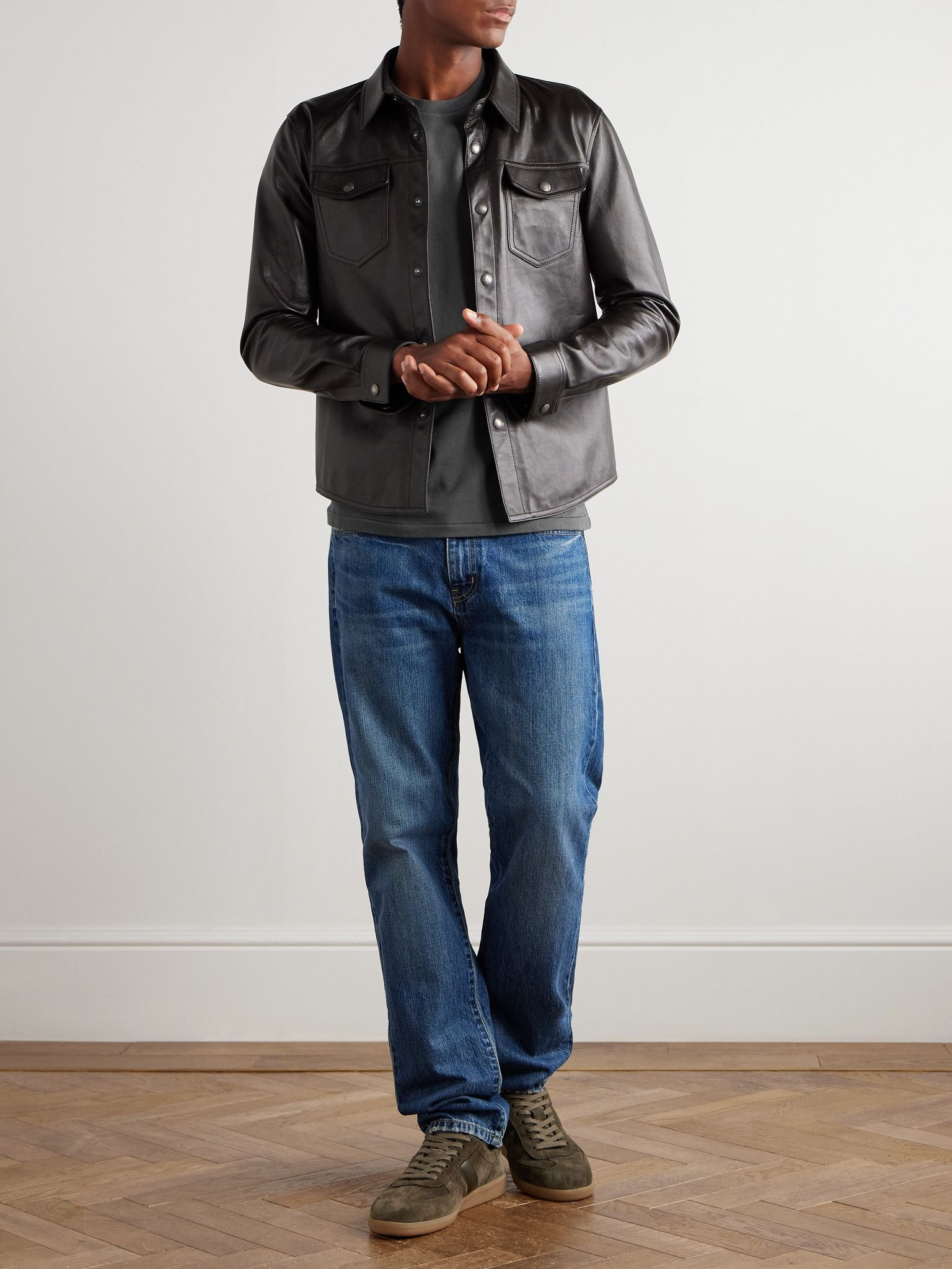 Cotton-Jersey T-Shirt Charcoal - 2