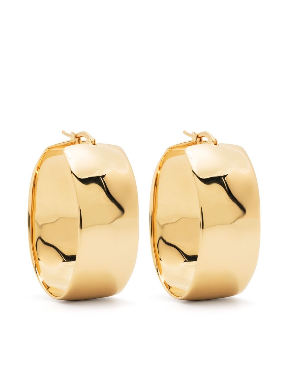 chunky hoop earrings - 2