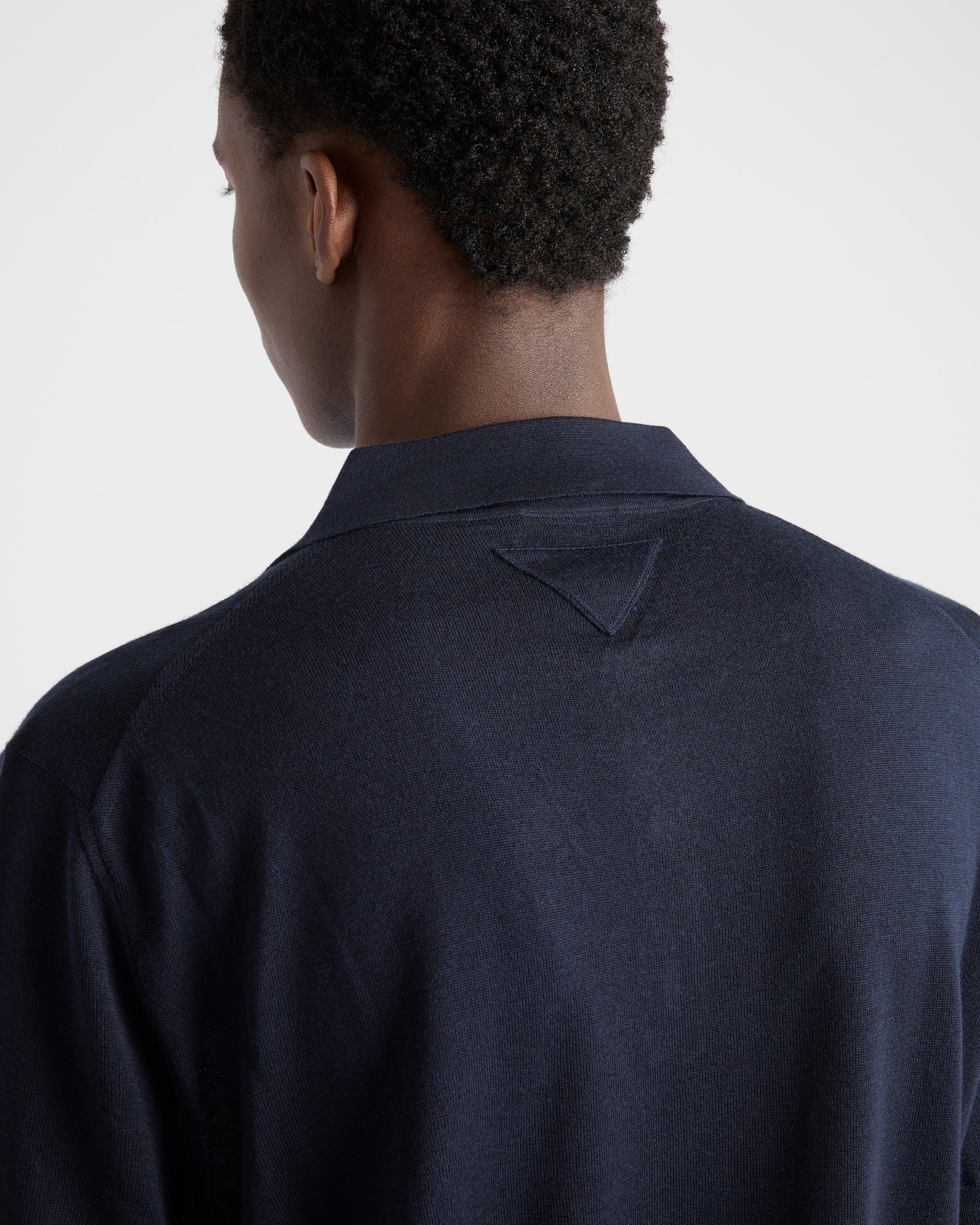 Cashmere and silk polo shirt - 3