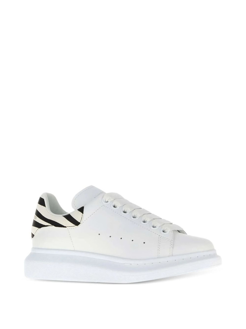 Alexander McQueen Oversized leather sneakers outlook