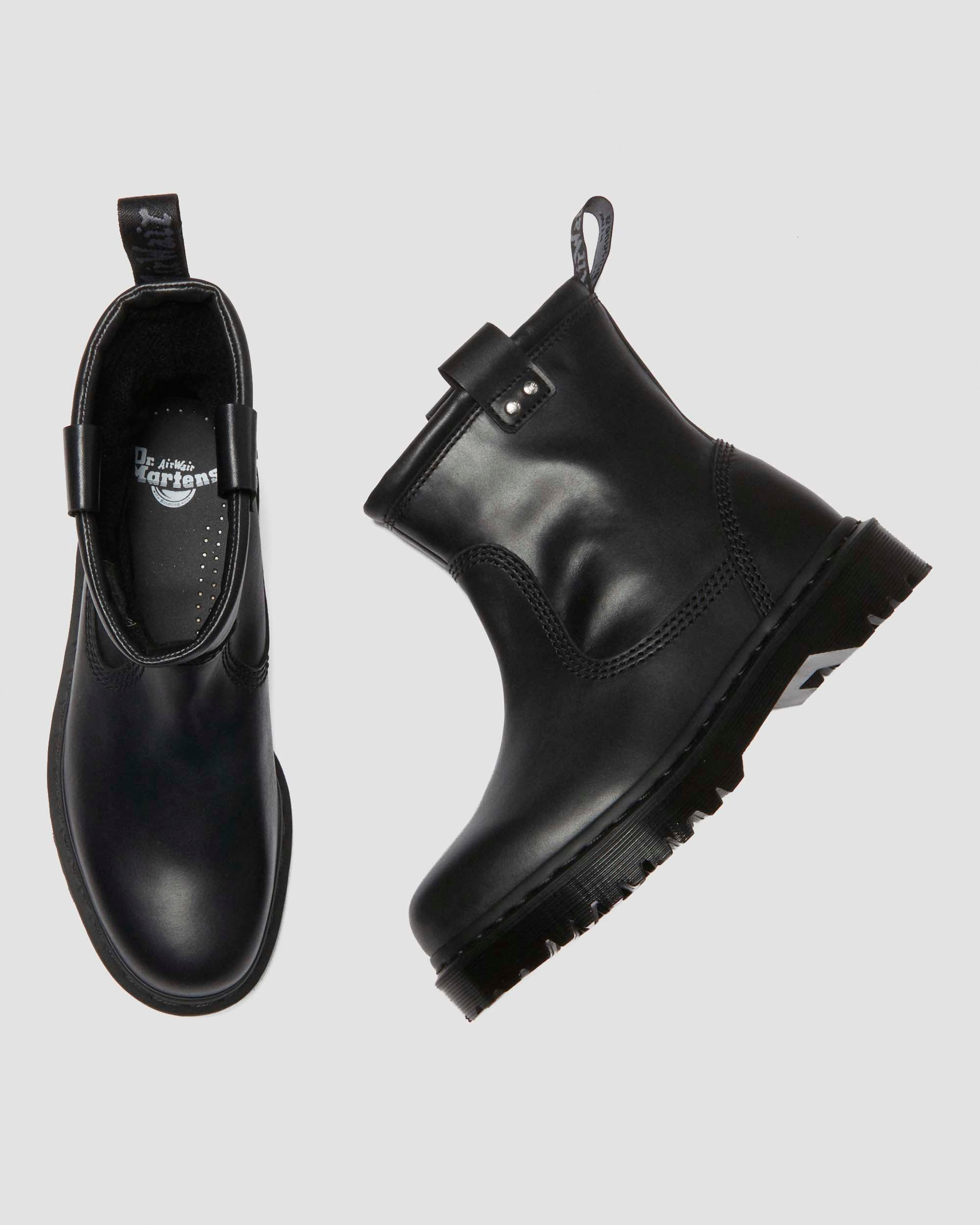 Anistone Lo Leather Biker Boots - 2