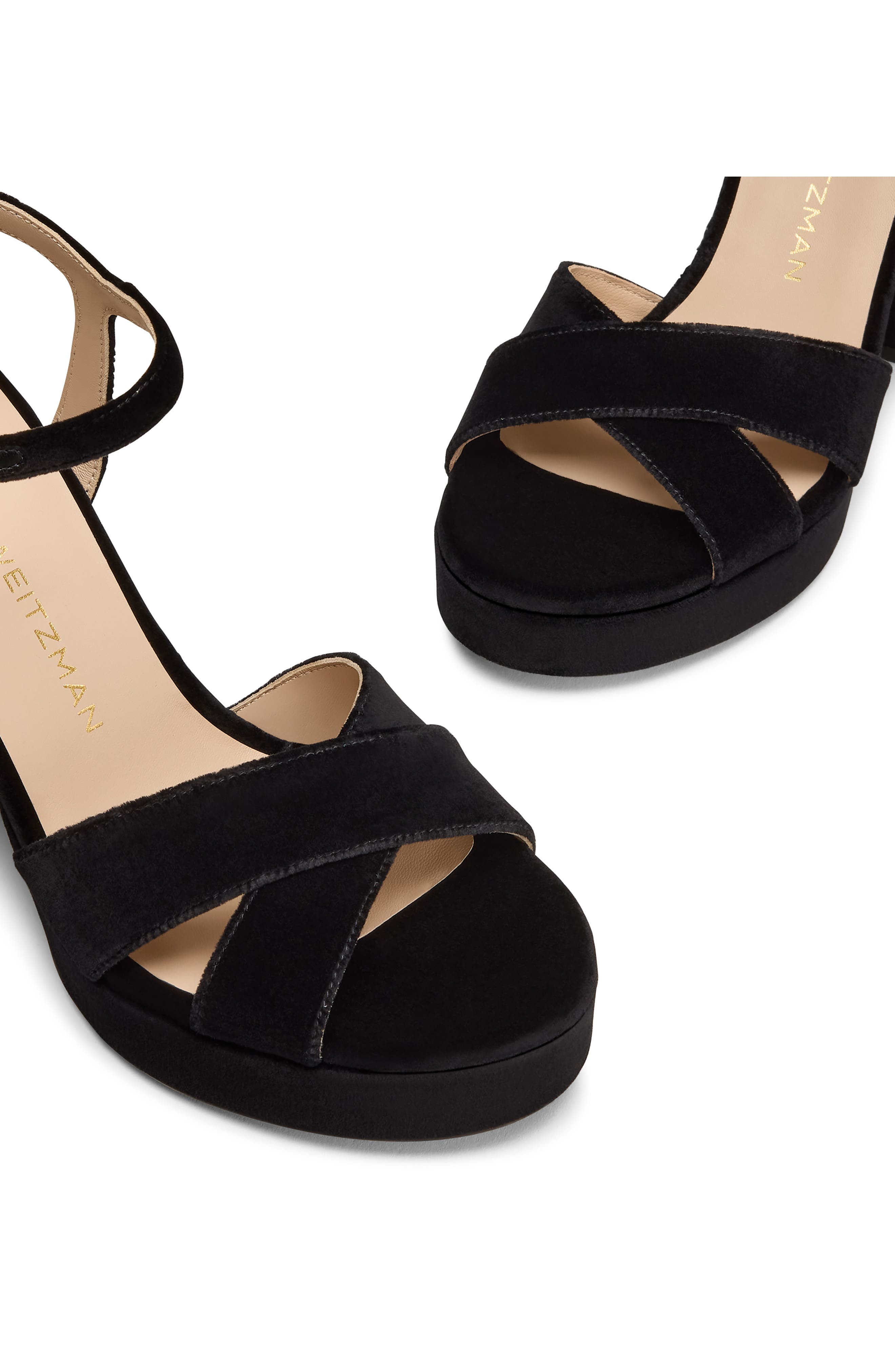 Stuart Weitzman Dayna Platform Sandal in Black at Nordstrom - 3