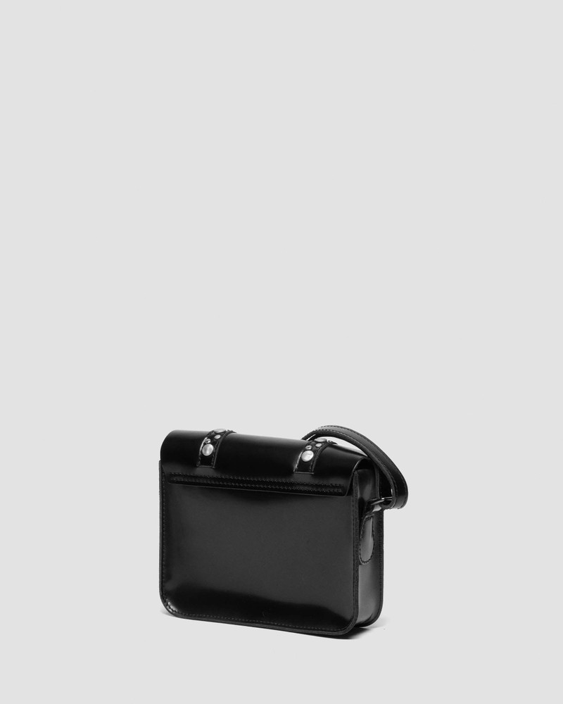 7 INCH SATCHEL Studded Kiev Leather Crossbody 8