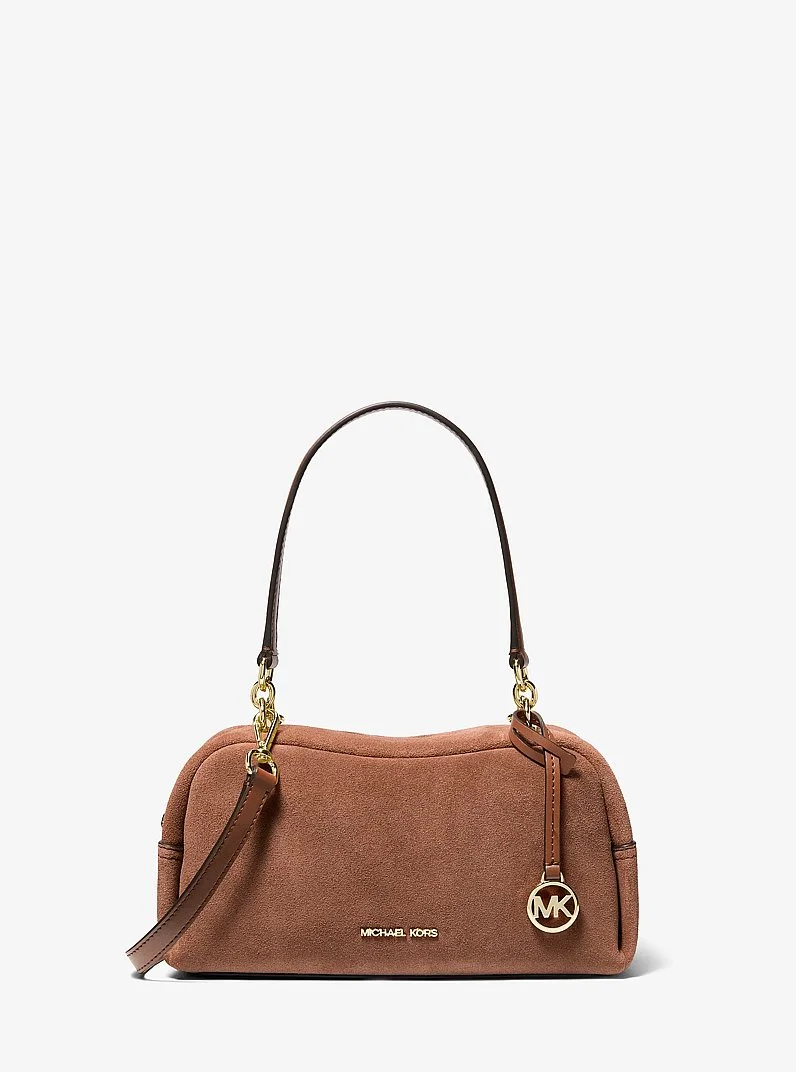 Cecily Small Suede Shoulder Bag - 1
