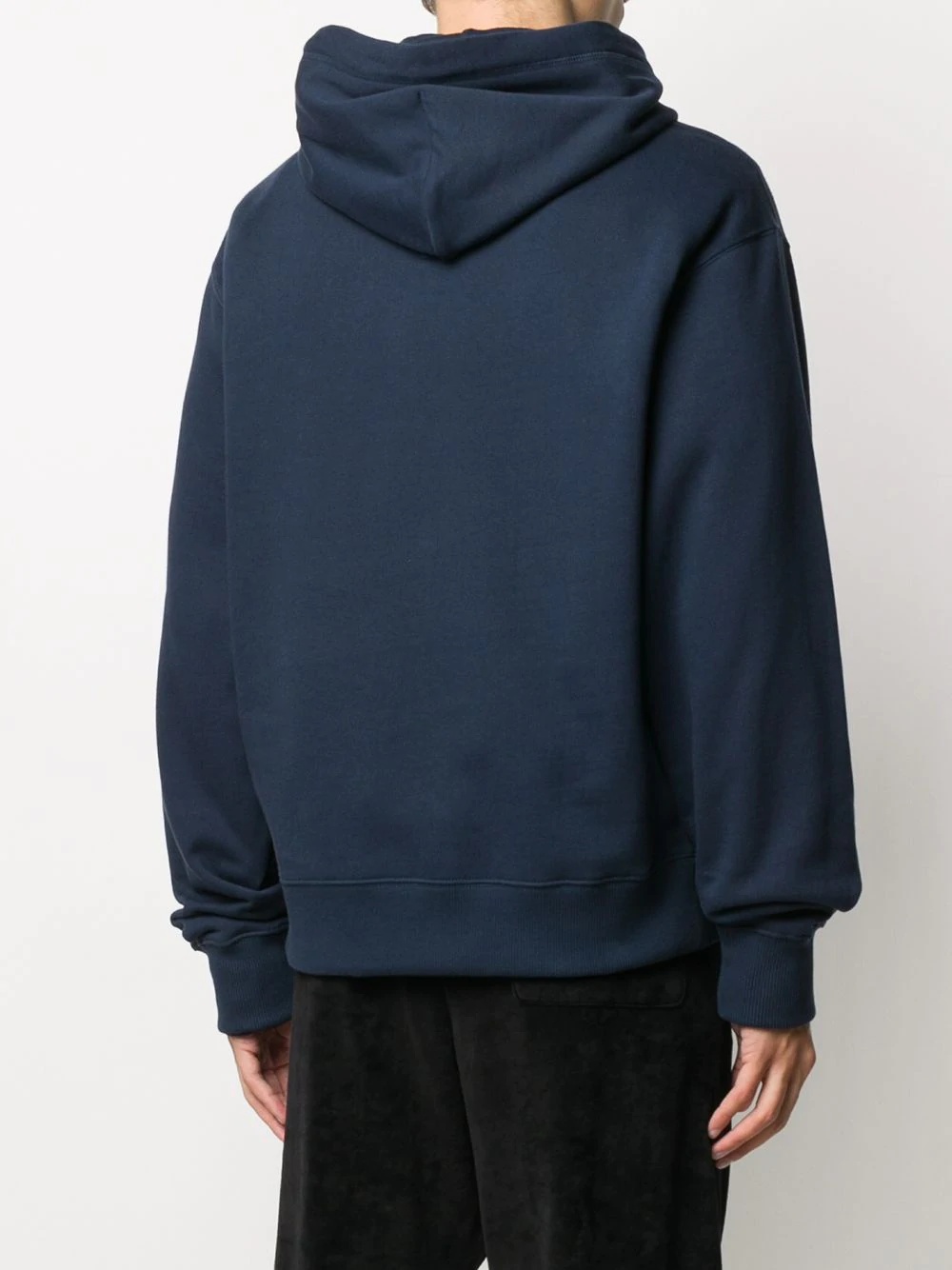 embroidered logo hoodie - 4