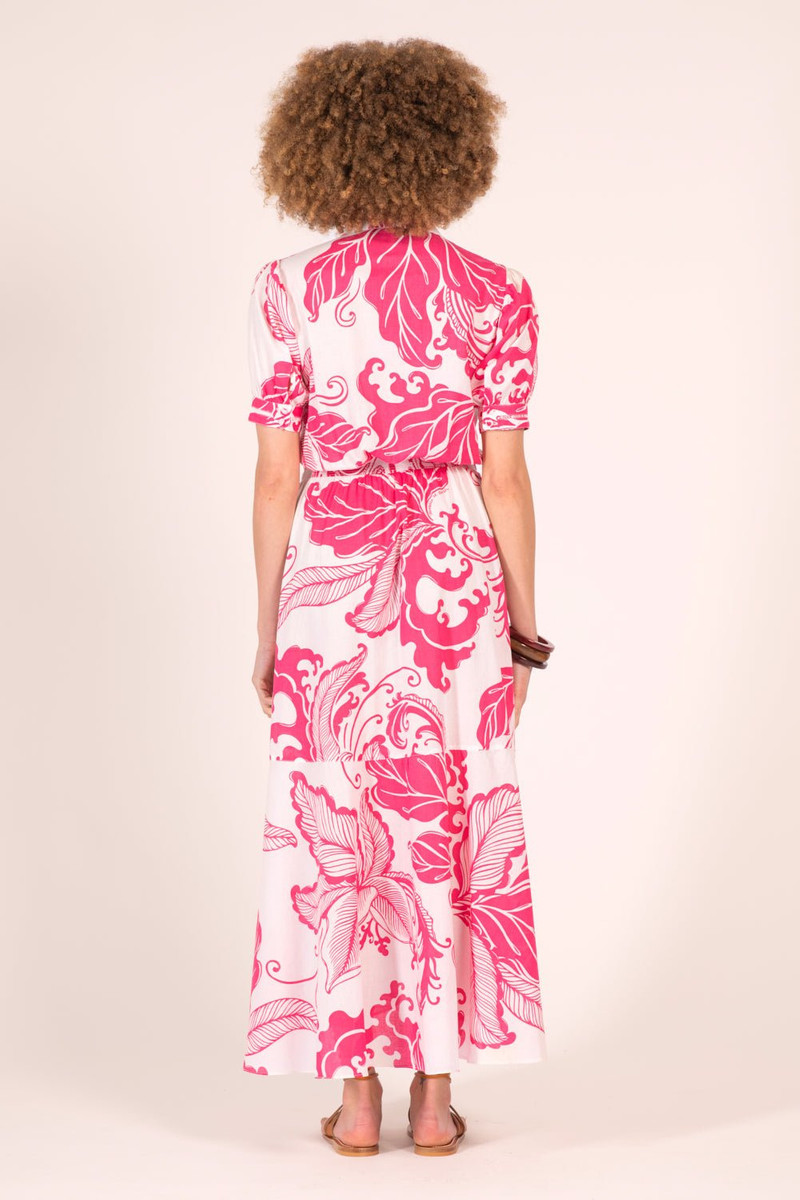 Long Dress Eren - Pink Reef Wave 5