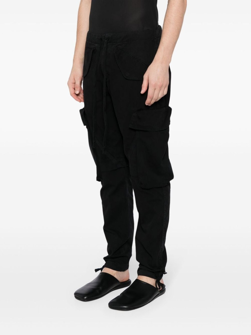mid-rise tapered-leg trousers 3
