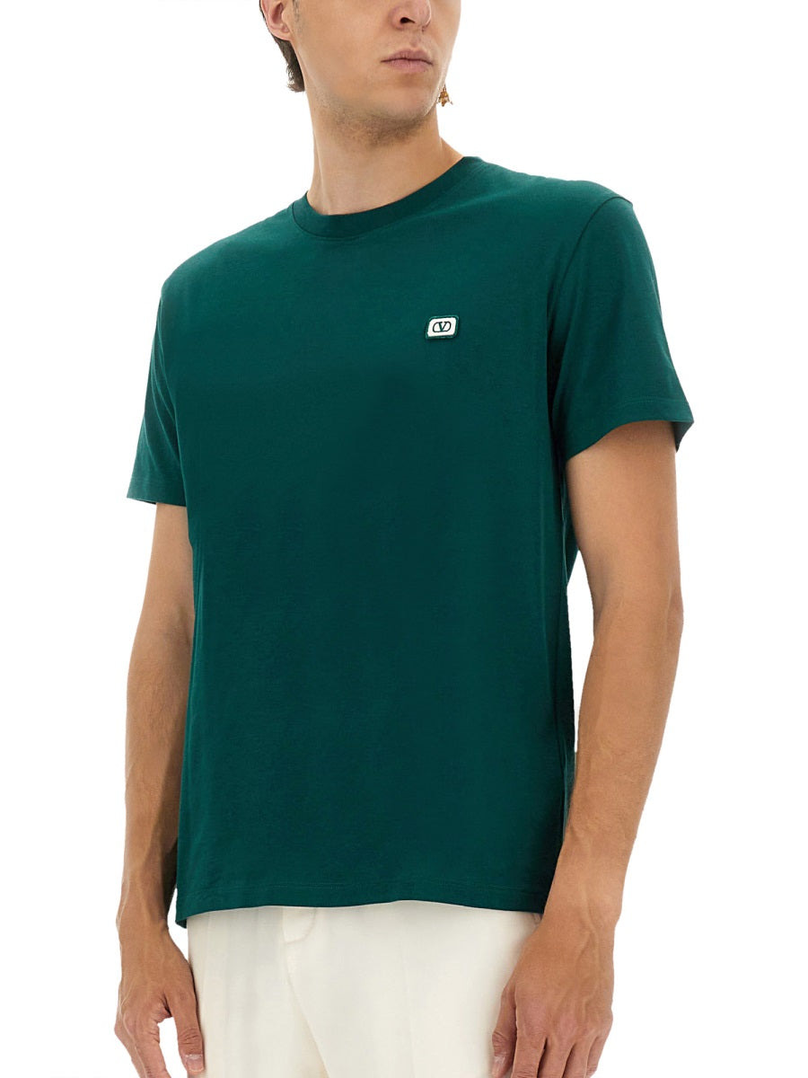 Valentino Men T-Shirt With Signature Vlogo - 4