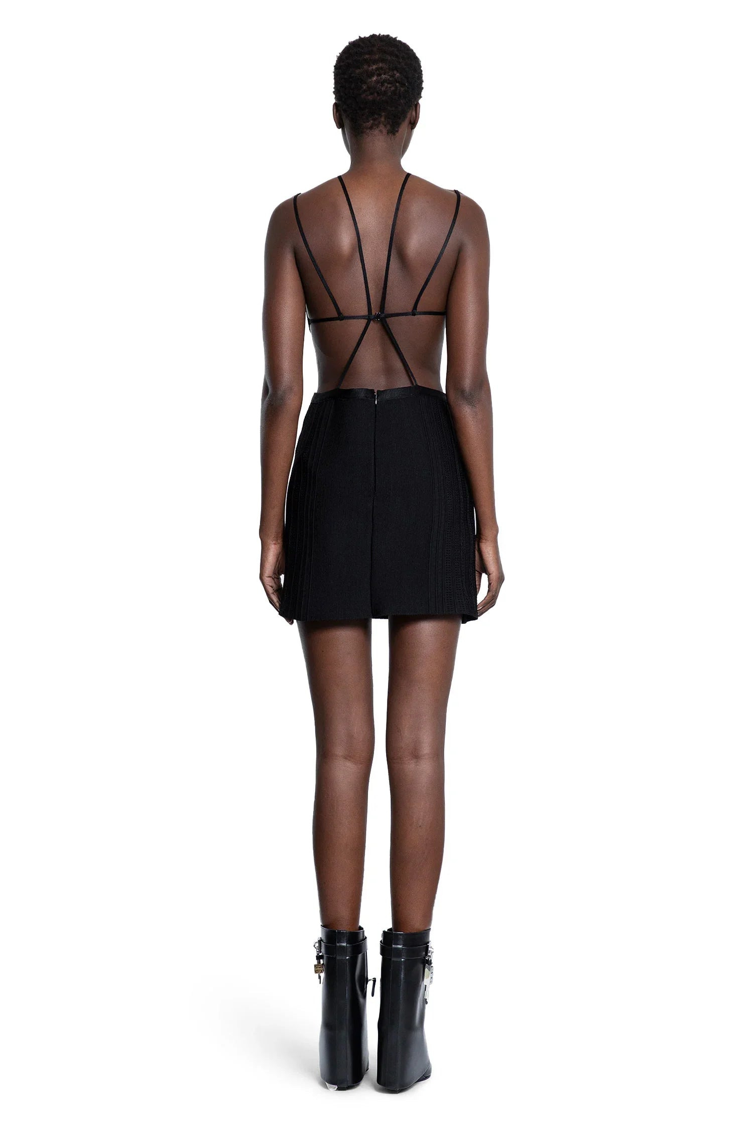Star-Knitted-Short-Dress - 4