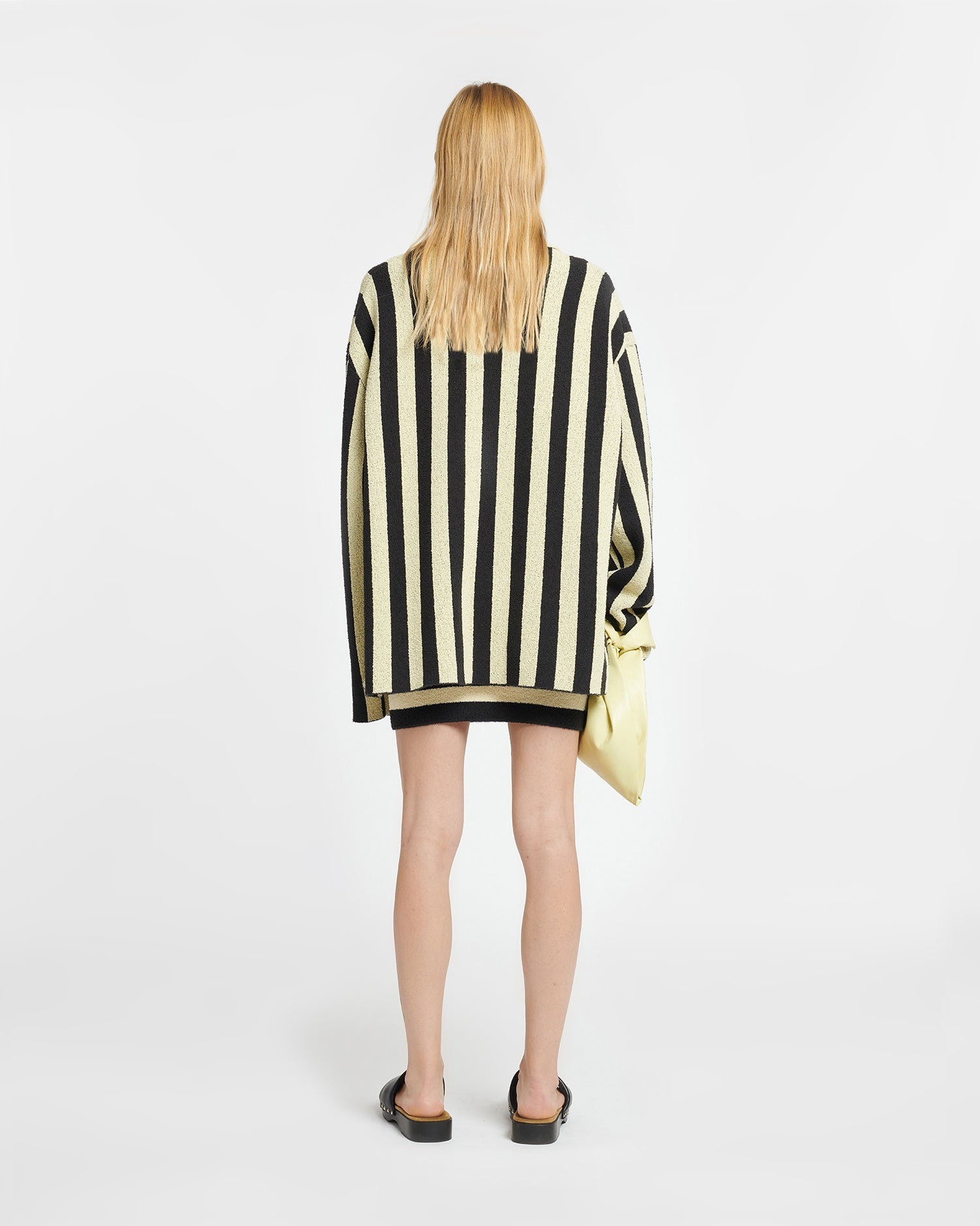 Striped Terry-Knit Sweater - 6