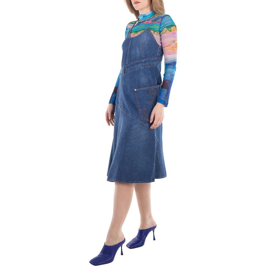 JW Anderson Twisted Denim Cotton Dress - 3