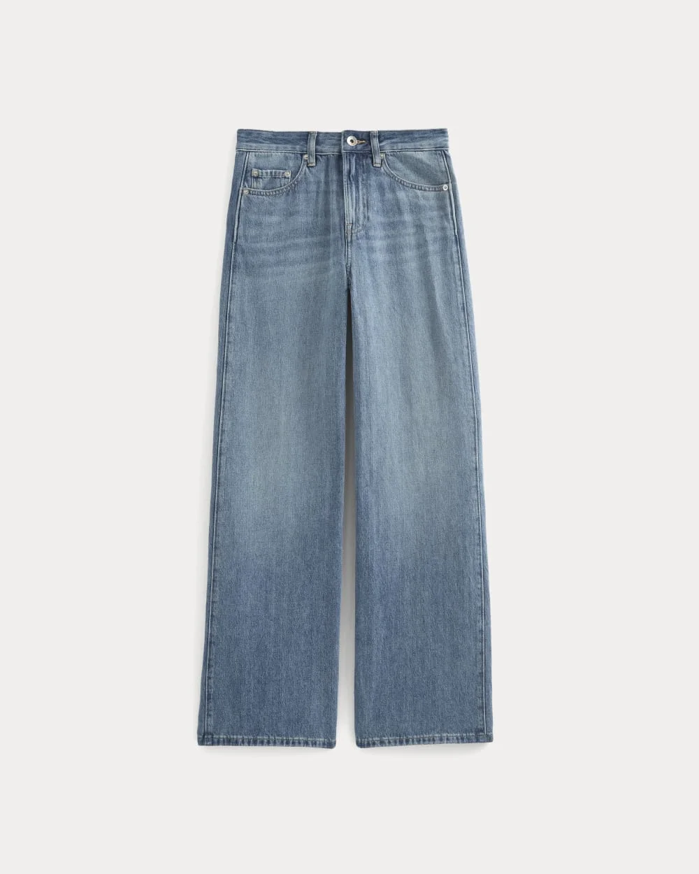 PANELED WIDE-LEG JEAN - 1