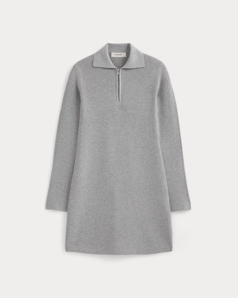 KNIT QUARTER-ZIP POLO DRESS - 1
