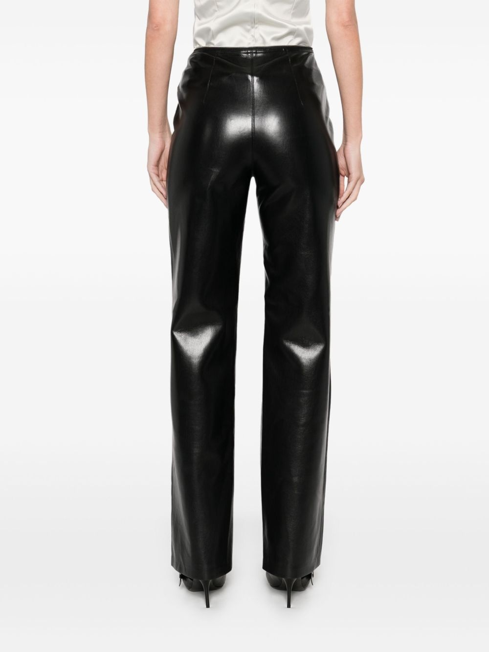 zip-detail trousers - 4