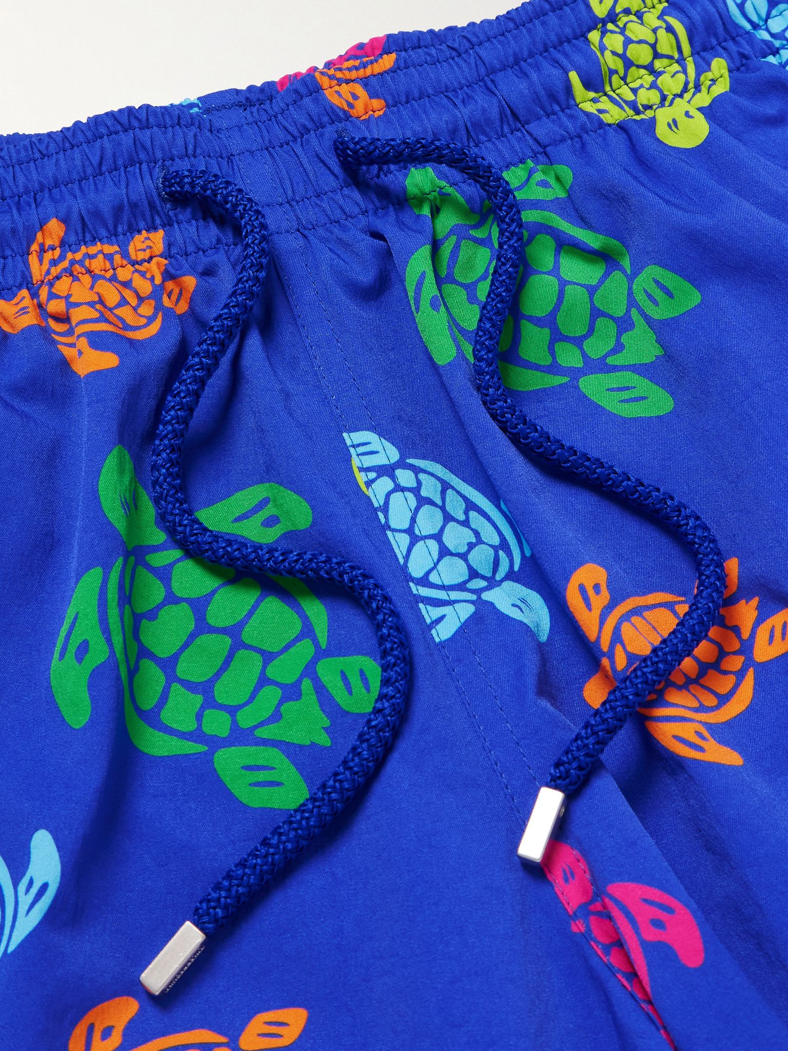 Moonrise Straight-Leg Mid-Length Printed Swim Shorts Blue - 5