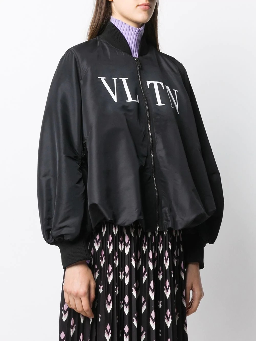 VLTN-print bomber jacket - 3