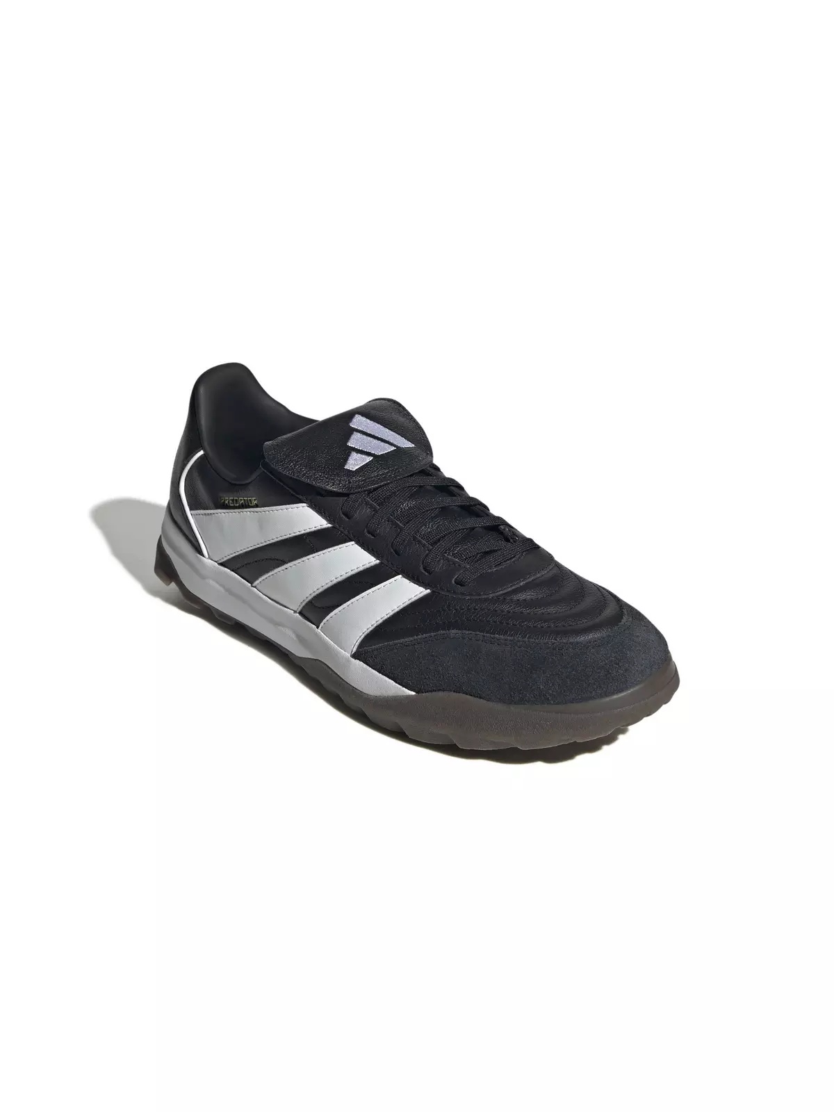 Predator Trainers Turf "Core Black/Ftwr White/Gold Metallic" Unisex Soccer Shoe - 3